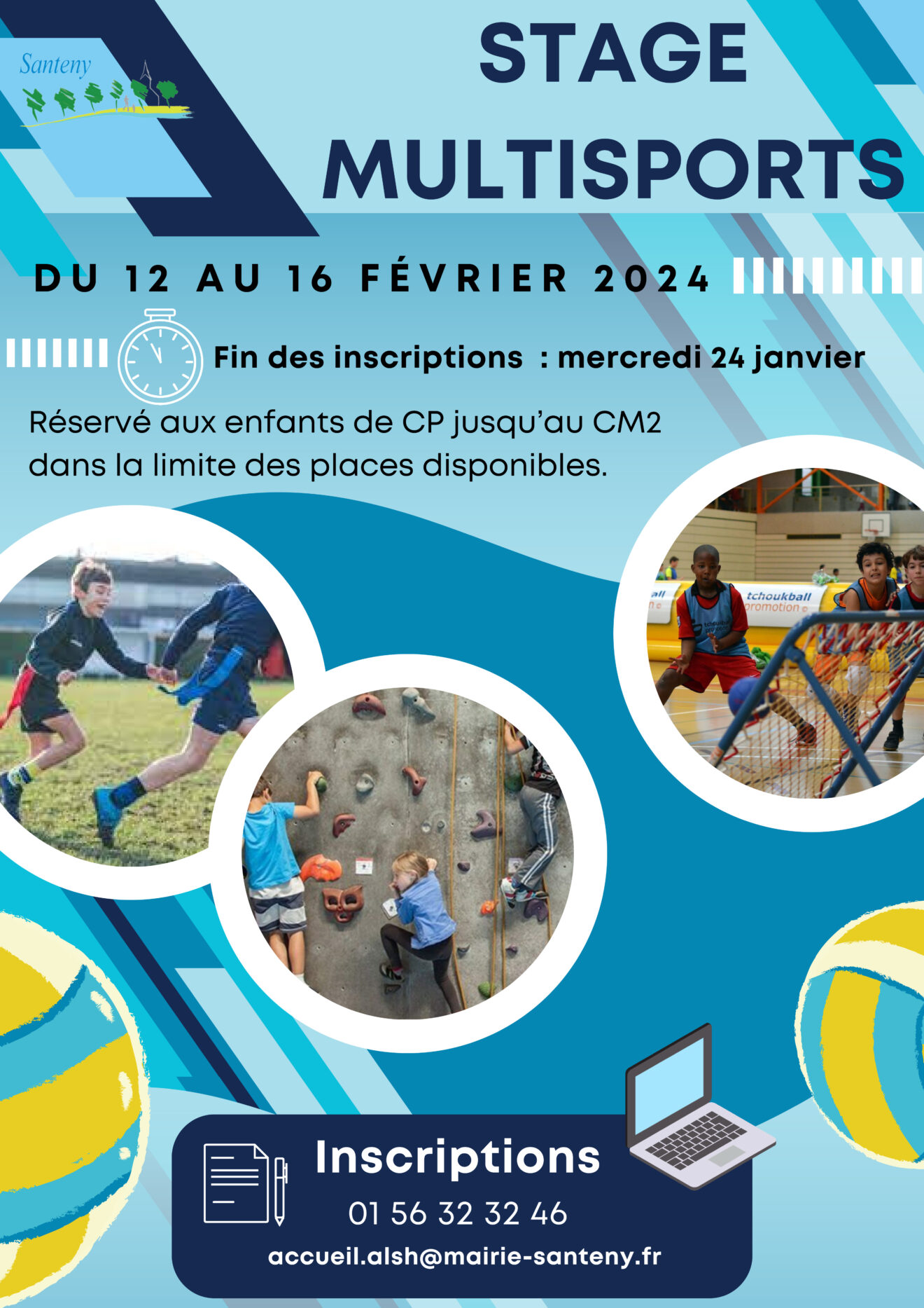 Stage multisports – Vacances d'hiver