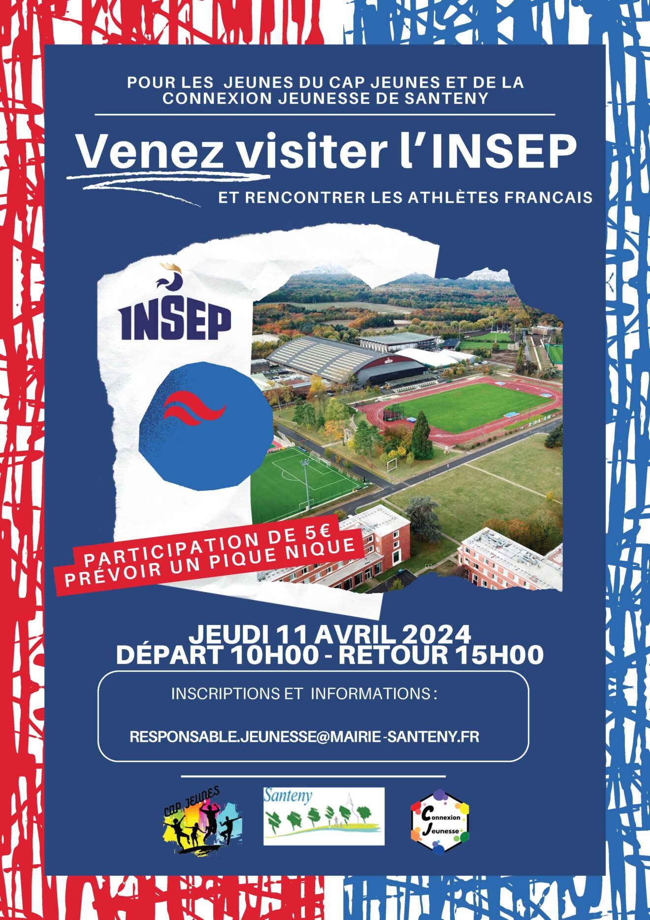 Visite de l'INSEP pour les jeunes du Cap Jeunes et de la Connexion Jeunesse